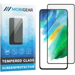 Mobigear Premium Samsung Galaxy S21 FE Vidro temperado Película de ecrã - Compatível com capas - Preto