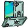 Mobigear Armor Ring iPhone 17 Plástico rígido Capa traseira Antichoque com anel - Verde