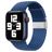 Mobigear Braided Nylon Apple Watch Řemínek Zaklapávací spona - 49/46/45/44 mm - Tmavě modrá