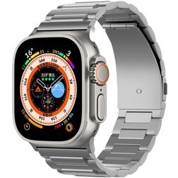 Mobigear Perth Titanium Apple Watch Strap Butterfly closure - 49/46/45/44 mm - Space Grey