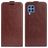 Mobigear Samsung Galaxy M22 Funda con tapa - Marrón