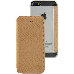 Mobilize Slim Gelly iPhone 5 Capa livro - Snake Creamy Rose