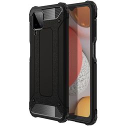 Mobigear Outdoor Samsung Galaxy A12 Plástico rígido Capa traseira Antichoque - Preto