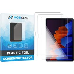 Mobigear Samsung Galaxy Tab S7 Plus Näytönsuoja Kalvo - Suojakuoren kanssa yhteensopiva (3 kpl)