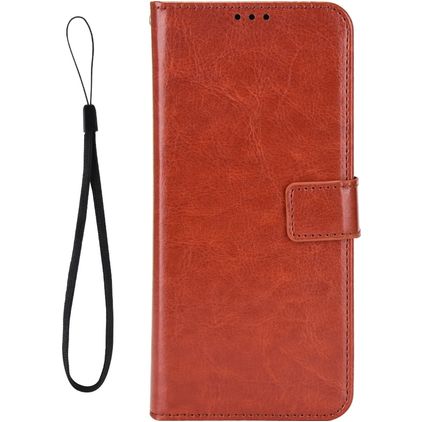 Mobigear Wallet HONOR X7 Lompakkokotelo + Setelitasku - Ruskea