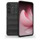 Mobigear Bumpy Samsung Galaxy S25 FE TPU flexível Capa traseira - Preto