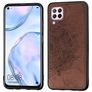 Mobigear Mandala Huawei P40 Lite Kova Suojakuori - Ruskea