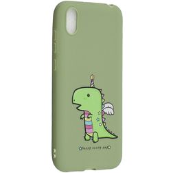 Mobigear Croco HONOR 8S TPU flexível Capa traseira - Dino