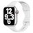 Mobigear Sport Slim Silikoni Apple Watch Ranneke Tappikiinnitys - 42/41/40/38 mm - Valkoinen