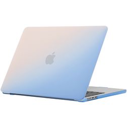 Mobigear Rainbow Matte MacBook Air 15 pollici (2023-2026) Cover rigida per MacBook - Blu - Modello A2941 / A3114 / A3241 / A3448