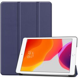 Mobigear Tri-Fold iPad 8 (2020) Wallet case - Dark Blue