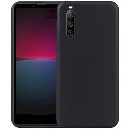 Mobigear Colors Sony Xperia 10 V TPU flessibile Back cover - Nero