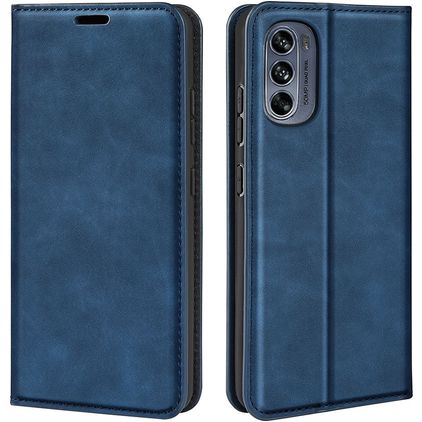 Mobigear Retro Slim Motorola Moto G62 Etui z klapką typu portfel - Ciemnoniebieski