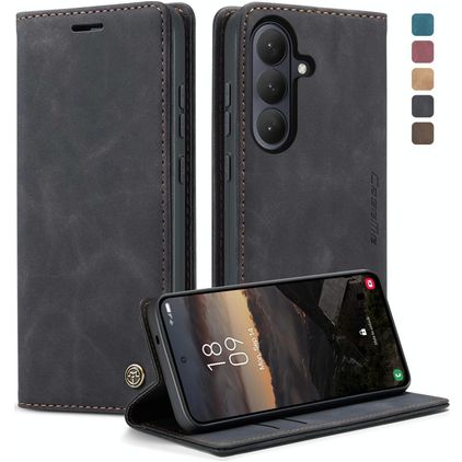 CaseMe 013 Samsung Galaxy S26 Pungetui med Seddelrum - Sort