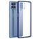 Mobigear Shockproof Samsung Galaxy M53 Kova Suojakuori - Läpinäkyvä / Sininen