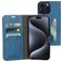 Mobiparts Classic Wallet iPhone 15 Pro Max Wallet case - Steel Blue