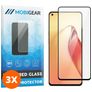 Mobigear Premium OPPO Reno 8 Pro Cristal templado Protector de pantalla - Compatible con fundas - Negro (pack de 3)