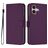 Mobigear Urban Wallet iPhone 16 Lompakkokotelo + Setelitasku - Violetti