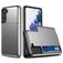 Mobigear Brushed Credit Card Slot Case Gray Samsung Galaxy S21