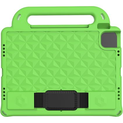 Mobigear Diamond iPad Pro 11 polegadas (2021) Capa para crianças com pega - Verde