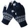 Mobigear Stretch Fabric Touchscreen Gloves - One-Size - Navy Blue