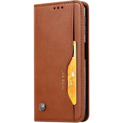 Mobigear Card Set Samsung Galaxy A30s Funda tipo libro Cartera - Marrón