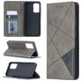 Mobigear Rhombus Slim Samsung Galaxy A52s 5G Cover a libro - Grigio