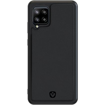 Valenta Snap Samsung Galaxy A42 Ægte læder Bagsidecover - Sort