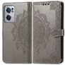 Mobigear Mandala OnePlus Nord CE 2 Funda tipo libro Cartera - Gris