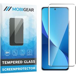 Mobigear Premium Xiaomi 12X Glas Skærmbeskytter - Case Friendly - Sort