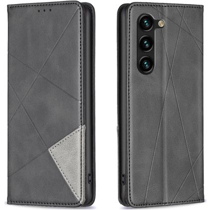 Mobigear Rhombus Slim Samsung Galaxy S24 Plus Pungetui - Sort