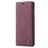 CaseMe 013 Samsung Galaxy A71 Lompakkokotelo + Setelitasku - Viininpunainen