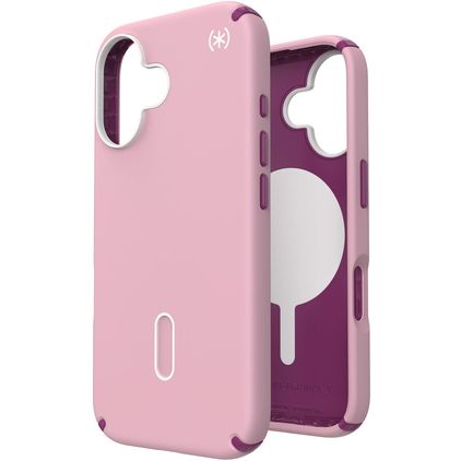 Speck Presidio2 Pro iPhone 16 MagSafe Funda Plástico rígido Carcasa Antigolpes - Rosa