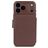 Decoded Detachable Wallet iPhone 17 Pro Max MagSafe Funda Piel auténtica Funda tipo libro 2 en 1 con carcasa extraíble Cartera - Chocolate Brown
