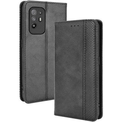 Mobigear Sensation OPPO A94 5G Pungetui med Seddelrum - Sort