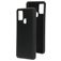 Mobiparts Samsung Galaxy A21s Silikone Bagsidecover - Sort