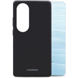 Mobilize Rubber Gelly OPPO A60 TPU flexível Capa traseira - Preto