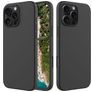 Mobigear Rubber Touch iPhone 16 Pro Max Silikon Zadní kryt - Černá