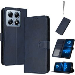 Mobigear Wallet Xiaomi 14T Wallet case - Dark Blue