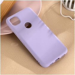 Mobigear Rubber Touch Google Pixel 4a Silikone Bagsidecover - Lilla