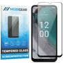 Mobigear Premium Nokia C32 Glas Skærmbeskytter - Case Friendly - Sort