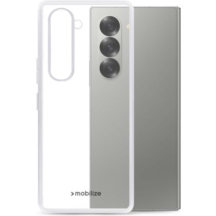Mobilize Gelly Gennemsigtig Samsung Galaxy Z Fold 6 Fleksibel TPU Bagsidecover - Gennemsigtig