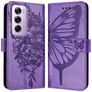 Mobigear Butterfly OPPO Reno 12 Pro Funda tipo libro Cartera - Morado