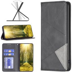 Mobigear Rhombus Slim Google Pixel 7 Cover a libro - Nero