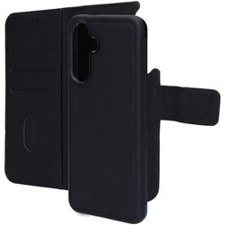 Mobiparts Samsung Galaxy A56 Etui Skóra naturalna Etui z klapką 2w1 z odpinanymi pleckami typu portfel - Czarny