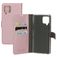Mobiparts Saffiano Wallet Samsung Galaxy A42 Funda tipo libro Cartera - Rosa
