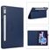 Mobigear Classic Lenovo Tab P11 Pro Gen 2 Lompakkokotelo + Kynänpidike - Tummansininen