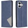 Mobigear Rhombus Slim iPhone 17 Capa livro - Azul