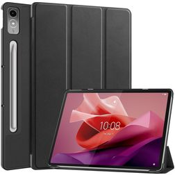 Mobigear Tri-Fold Lenovo Tab P12 Wallet case - Black