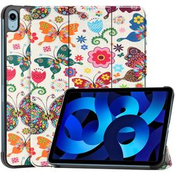 Mobigear Tri-Fold iPad 10 (2022) Plånboksfodral - Butterfly